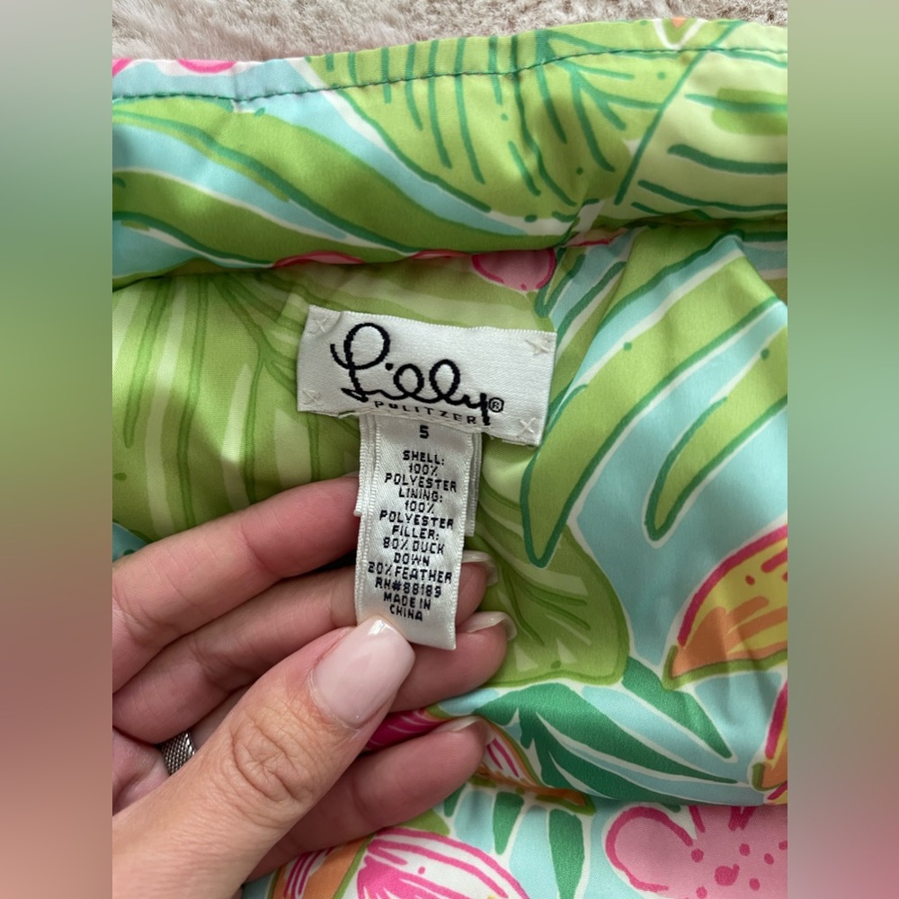 Lilly Pulitzer Kids down vest - Picture 5 of 5